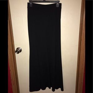 Long black dressy skirt